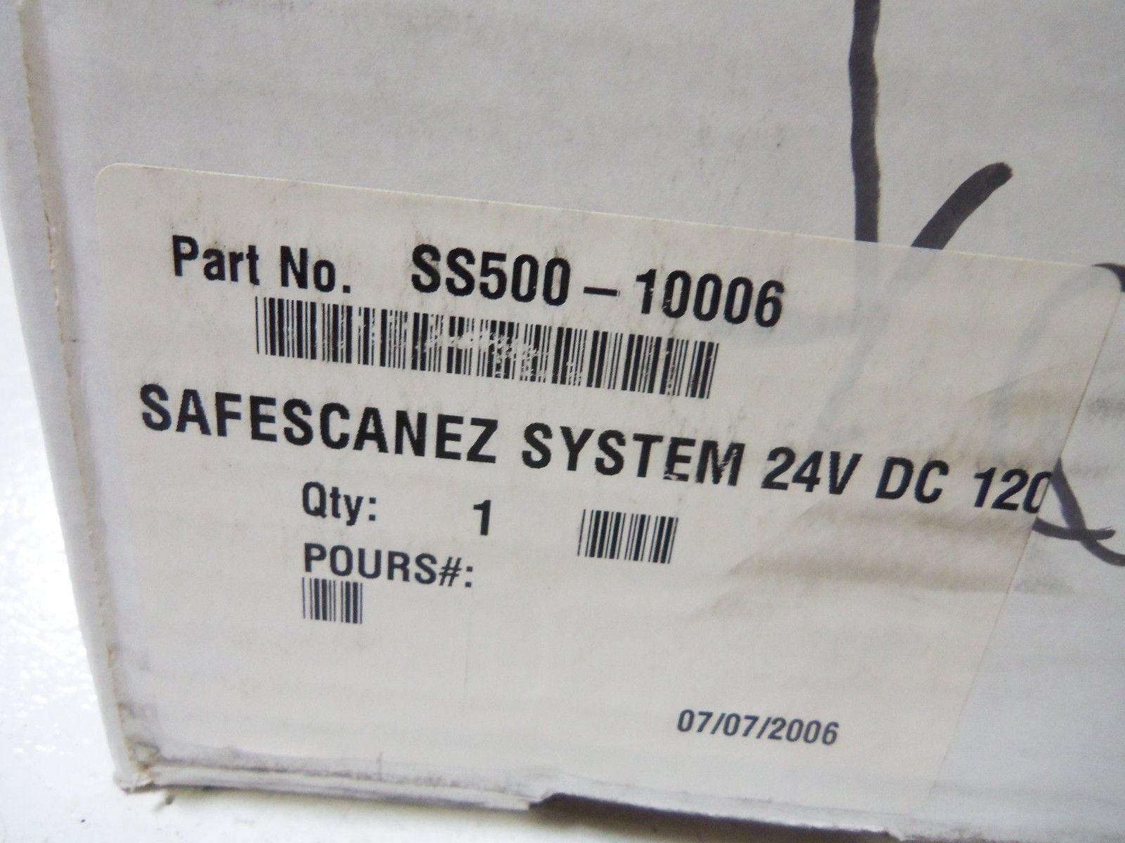 DOLAN-JENNER SS5500-10006 SAFESCANEZ SYSTEM NSMP