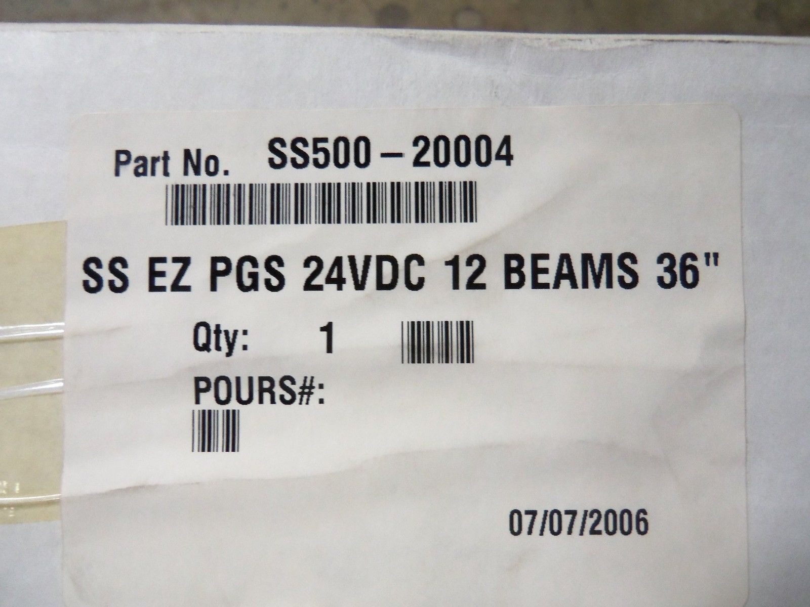 DOLAN-JENNER SS5500-20004 SAFESCANEZ PERIMETER GUARD SYSTEM NSMP