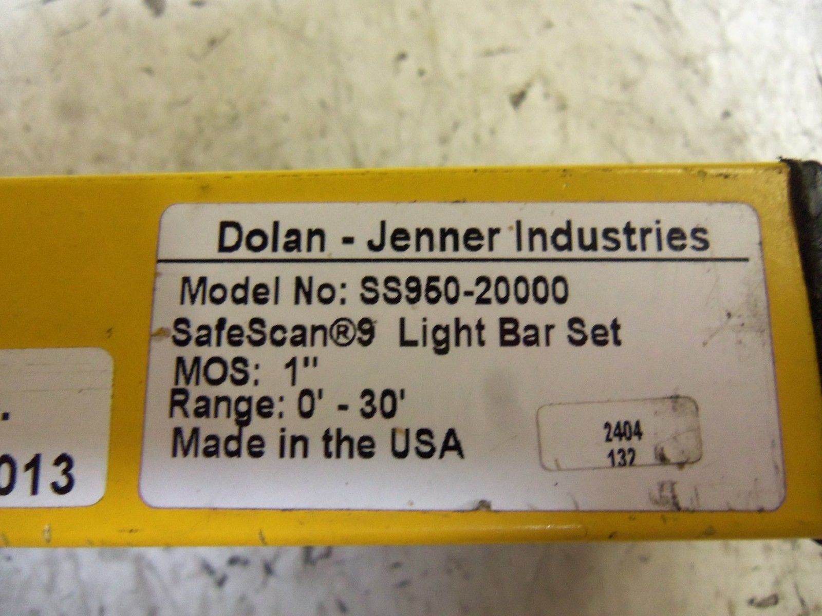 DOLAN-JENNER SS950-20000R RECEIVER UNMP