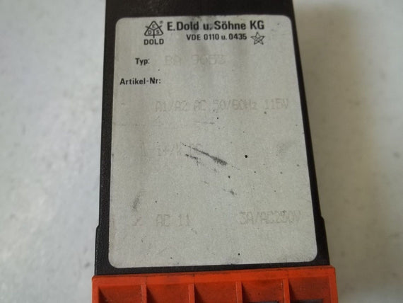 DOLD BA9053 VARIMETER 0-20S 0.1-1AMP 110-230V *USED*