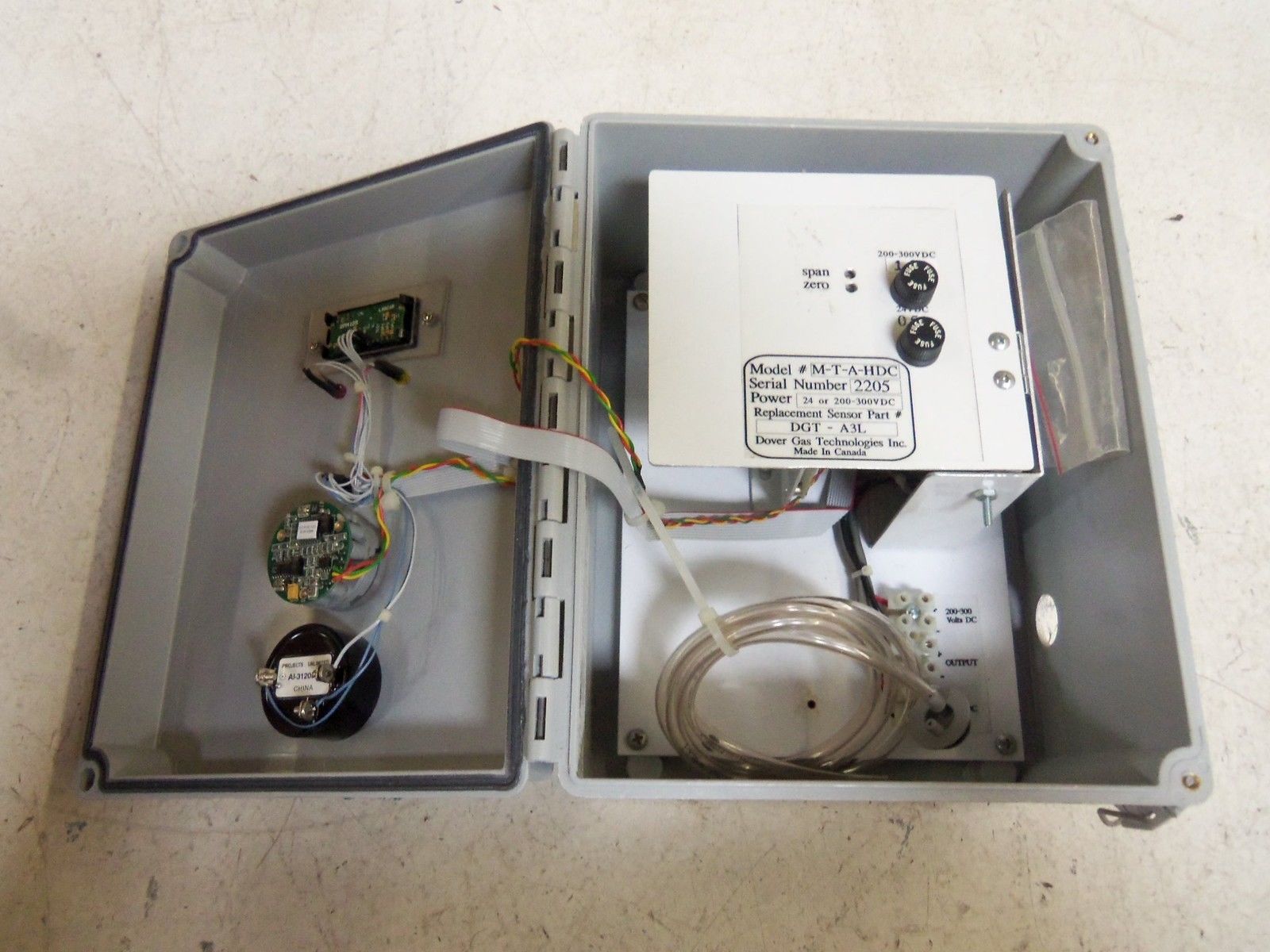 DOVER GAS TECHNOLOGIES M-T-A-HDC SENSOR UNMP