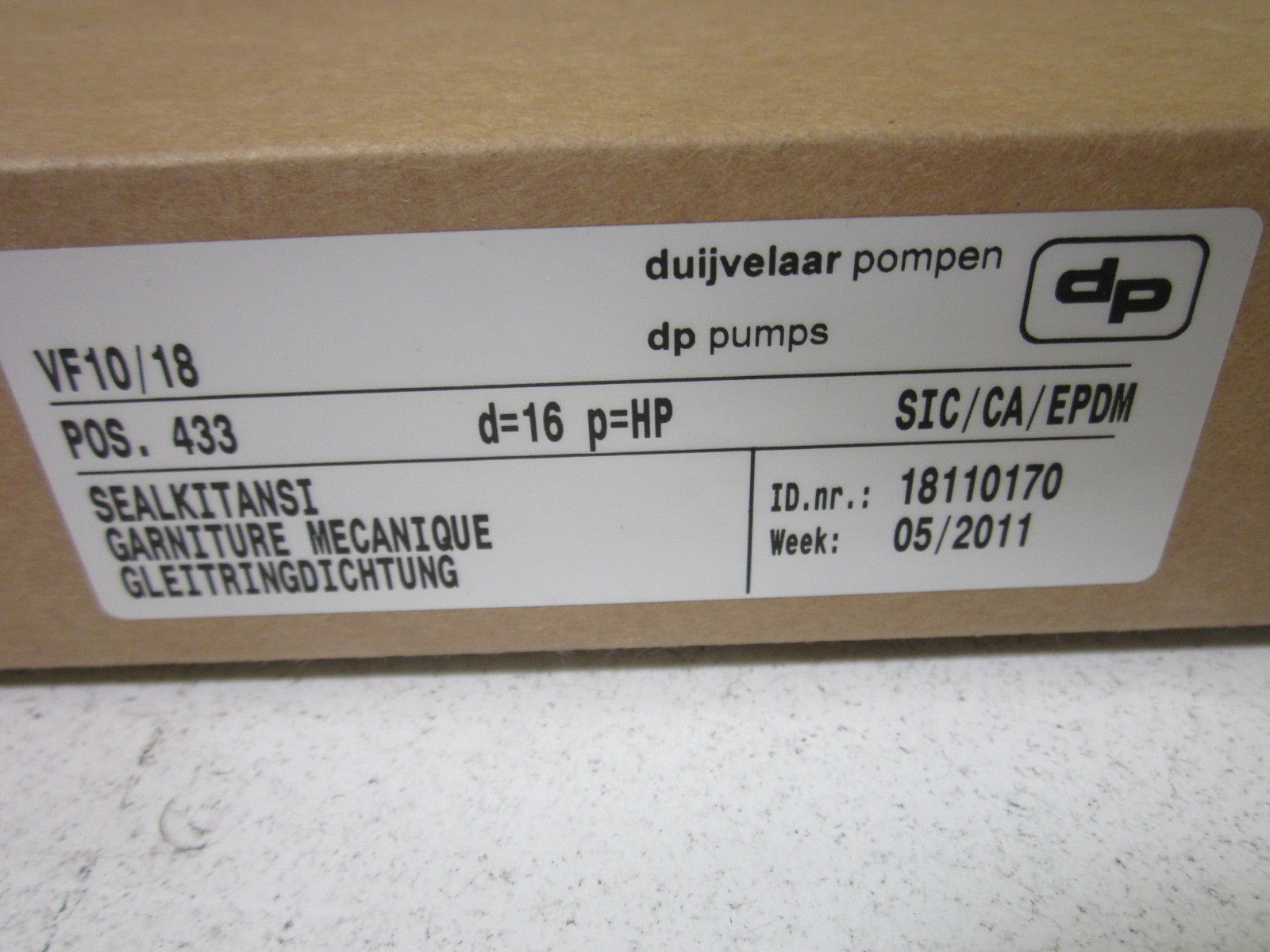 DP PUMPS VF10/18 NSMP