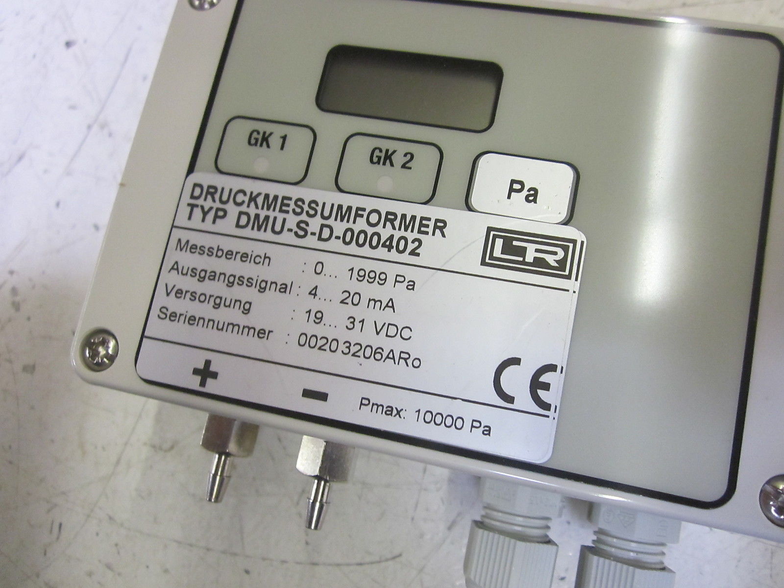 DRUCKMESSUMFORMER DMU-S-D-000402 PRESSURE TRANSDUCER 19-31VDC NSMP