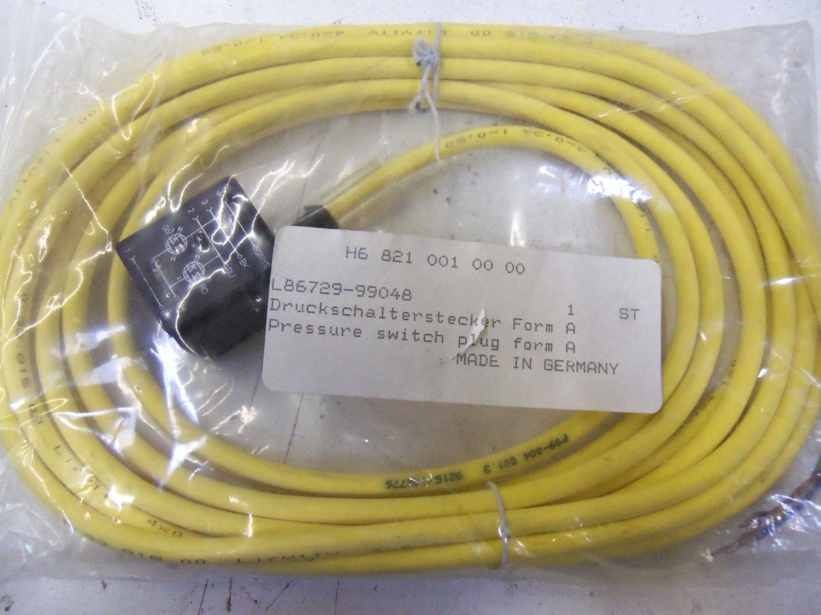DRUCKSCHALTERSTECKER L86729-99048 *NEW IN BAG*