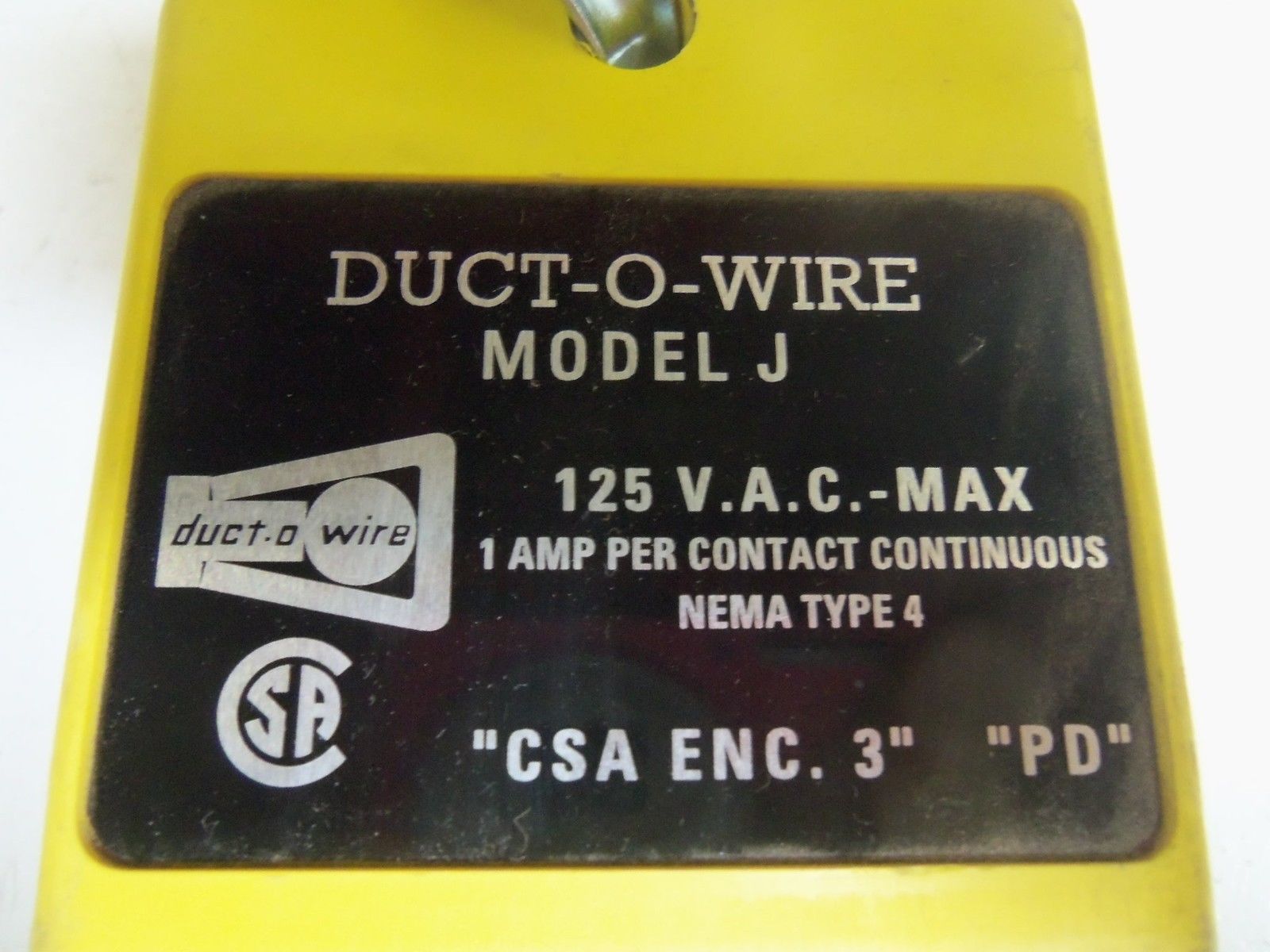 DUCT-O-WIRE J 4 BUTTON SPEED PENDANT UNMP
