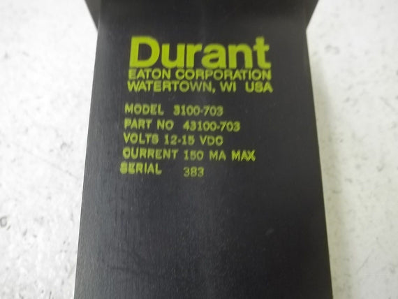 DURANT 3100-703 COUNTER *USED*