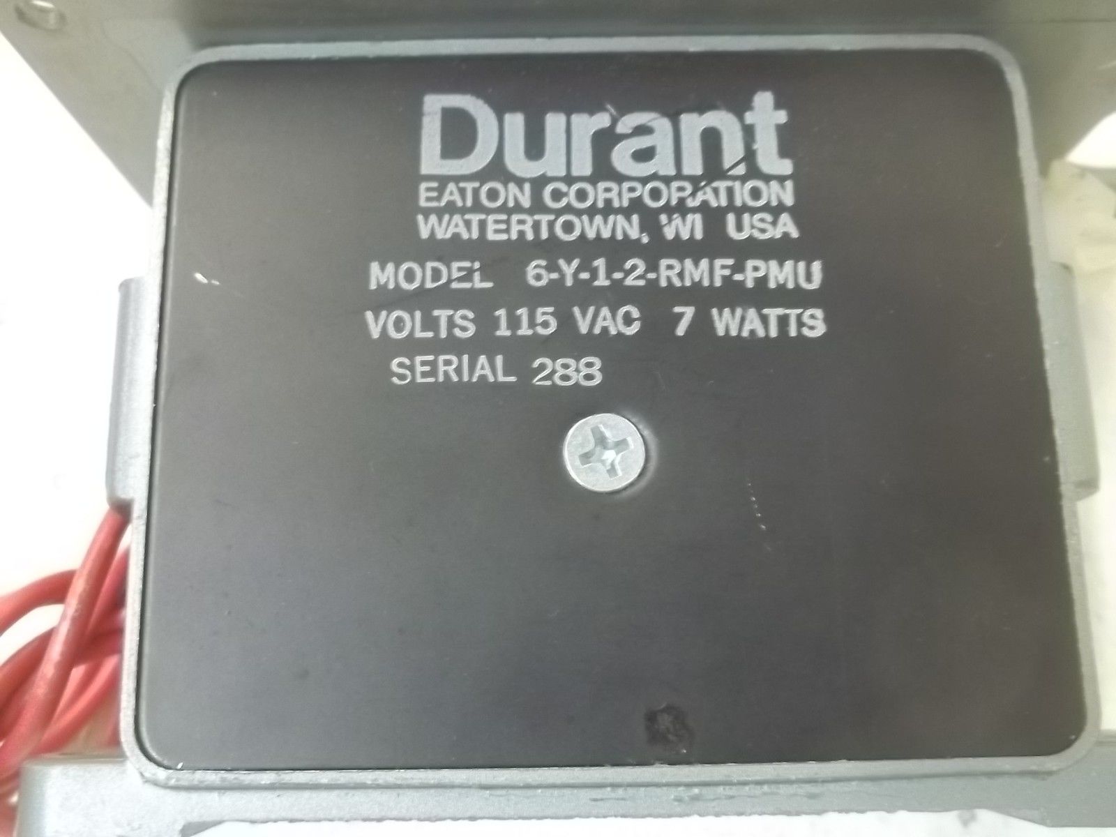 DURANT 6-Y-1-2-RMF-PMU COUNTER (AS IS) UNMP