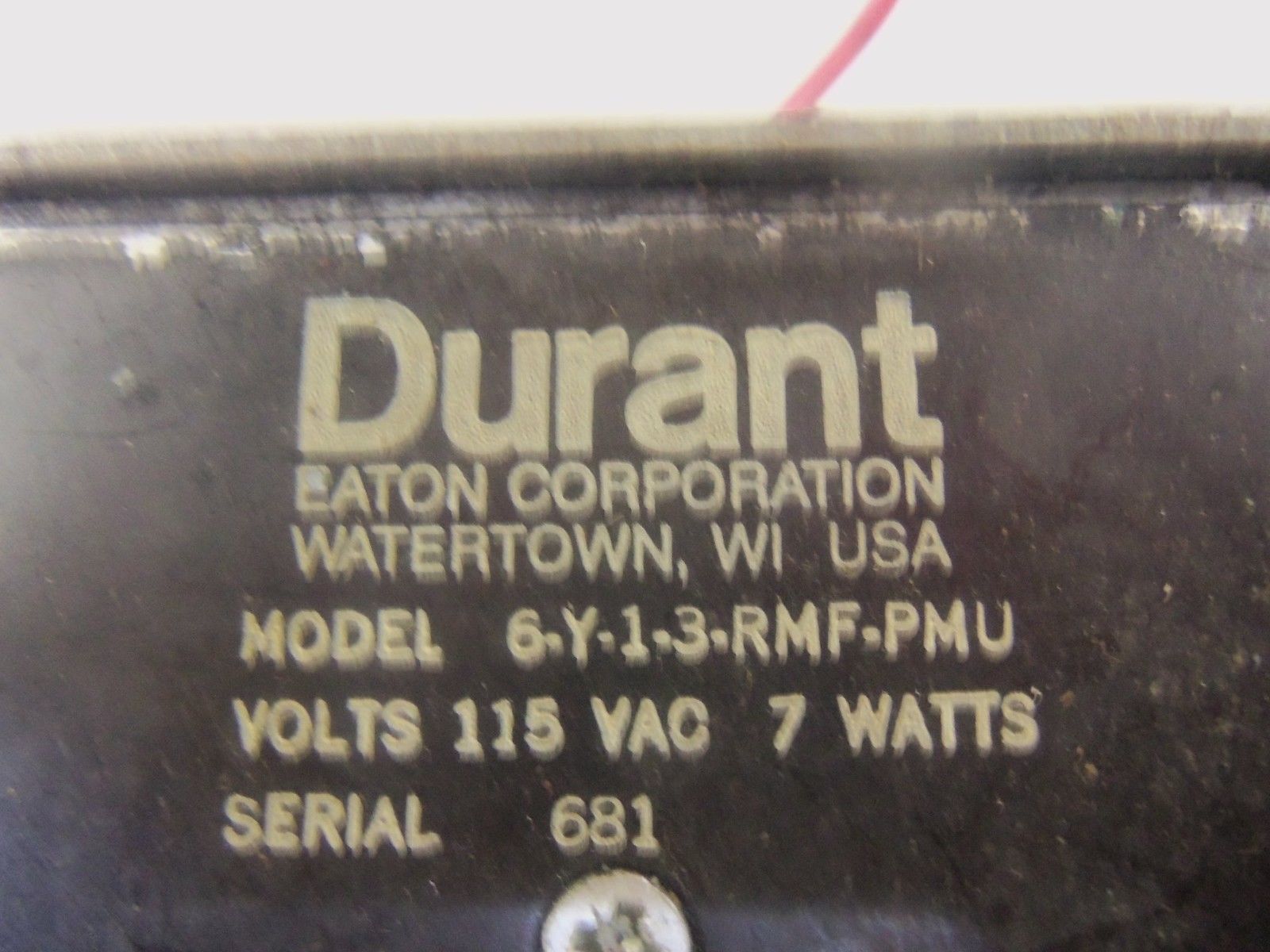 DURANT 6-Y-1-3-RMF-PMU *USED*