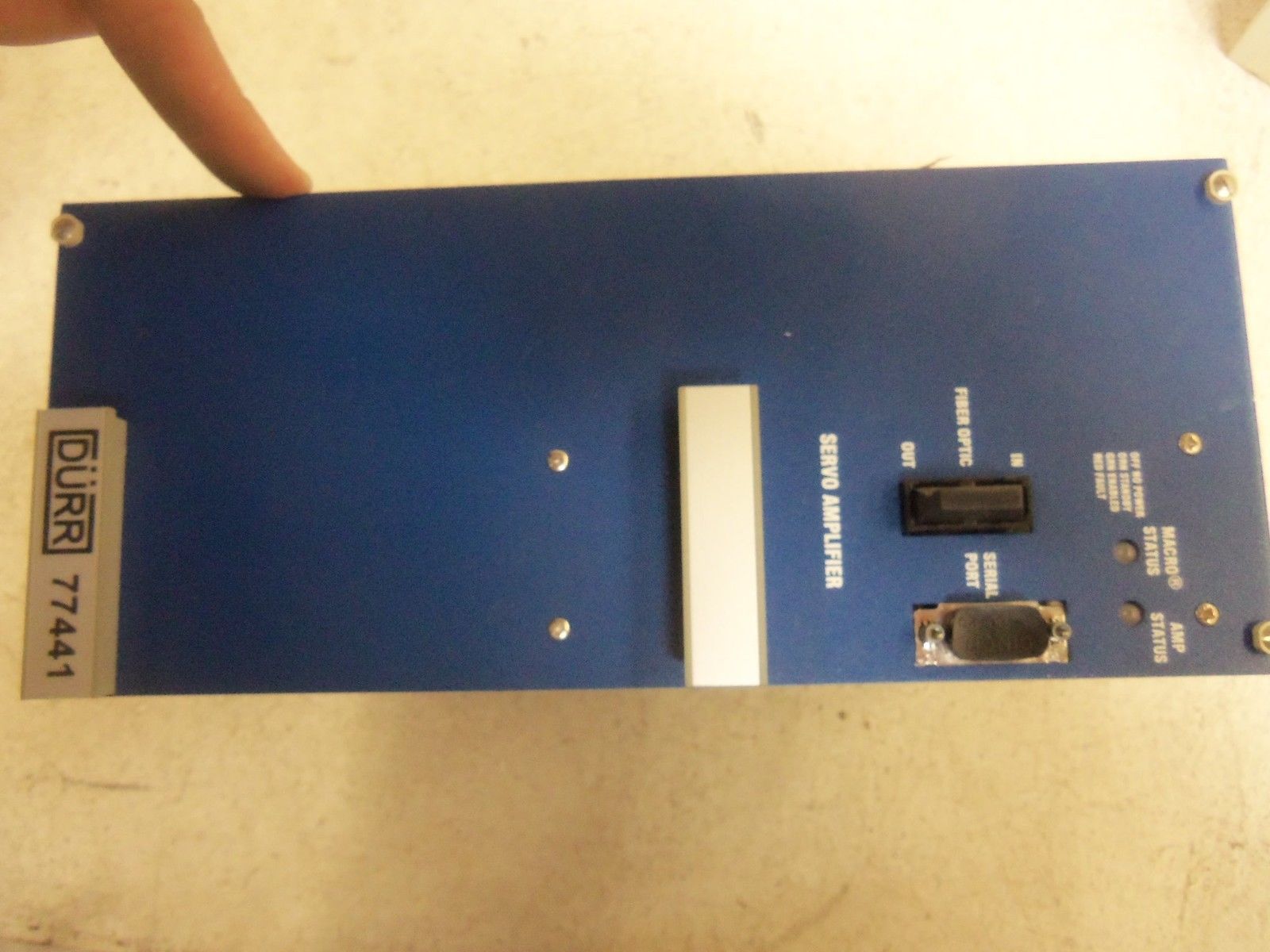 DURR 77441 SERVO AMPLIFIER UNMP