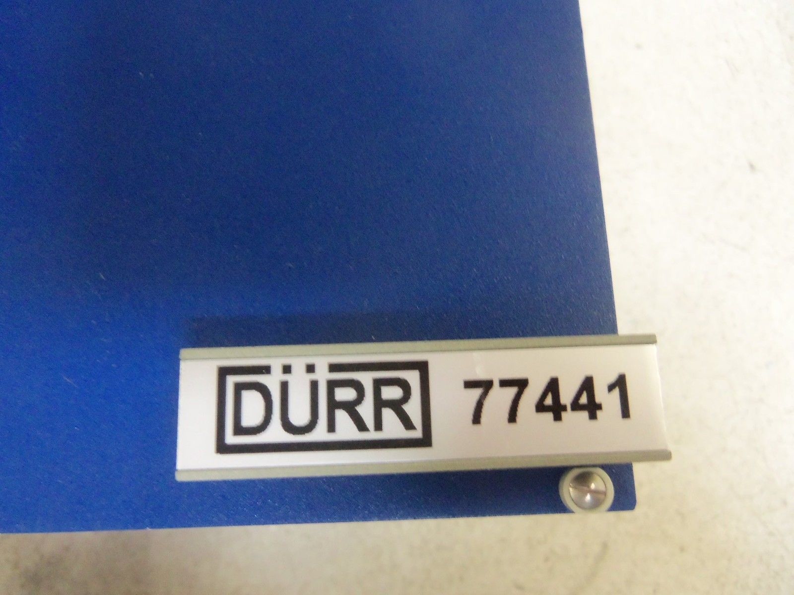 DURR 77441 SERVO AMPLIFIER UNMP