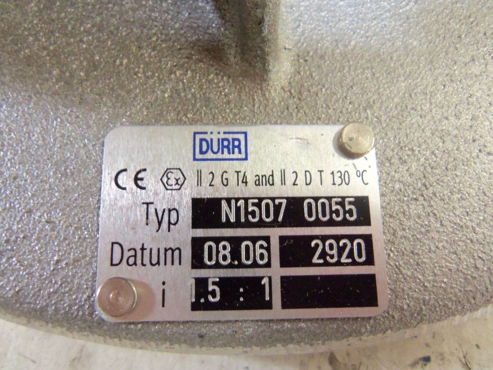 DURR N1507 0055 MOTOR UNMP