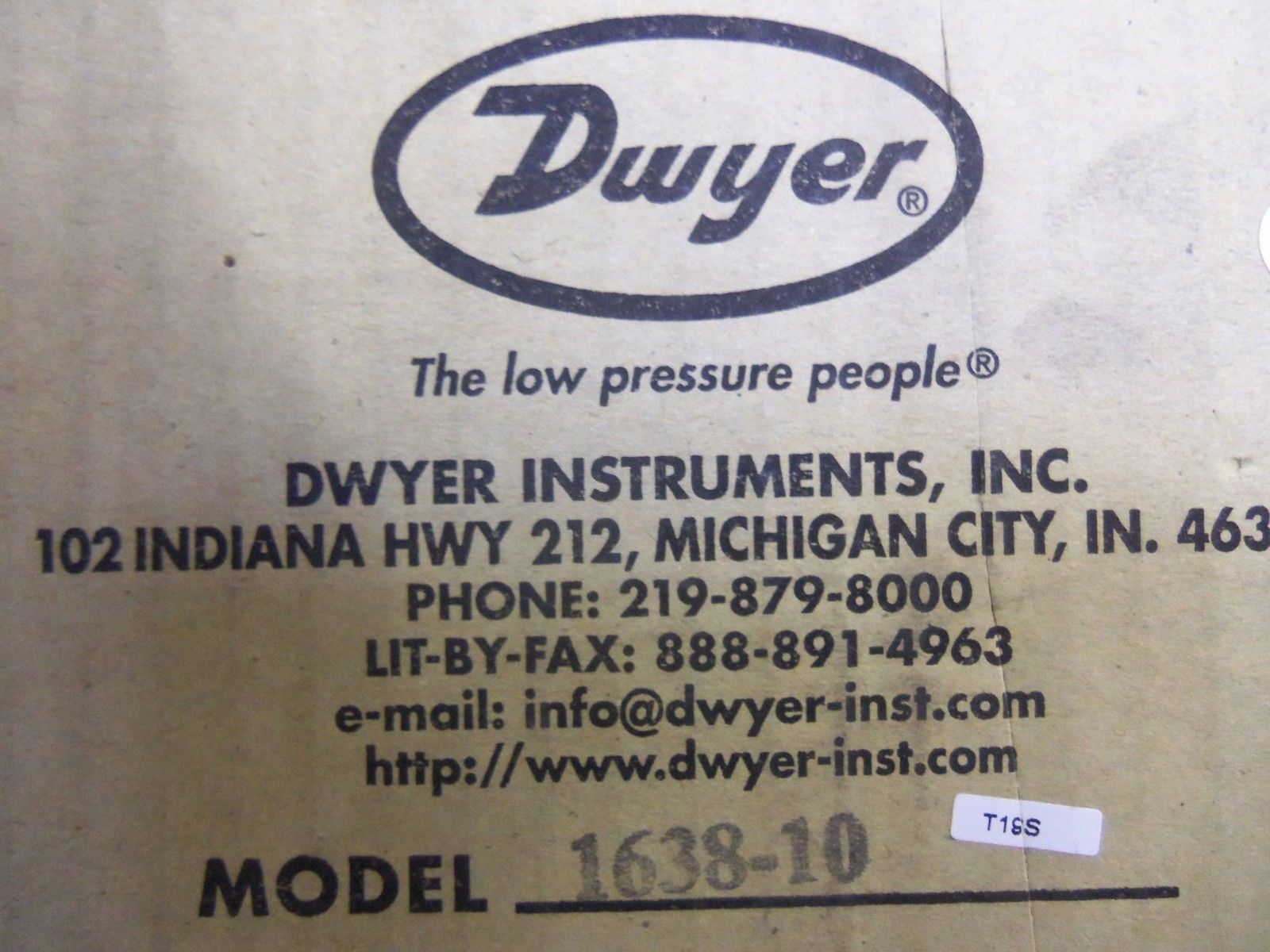 DWYER 1638-10 NSMP