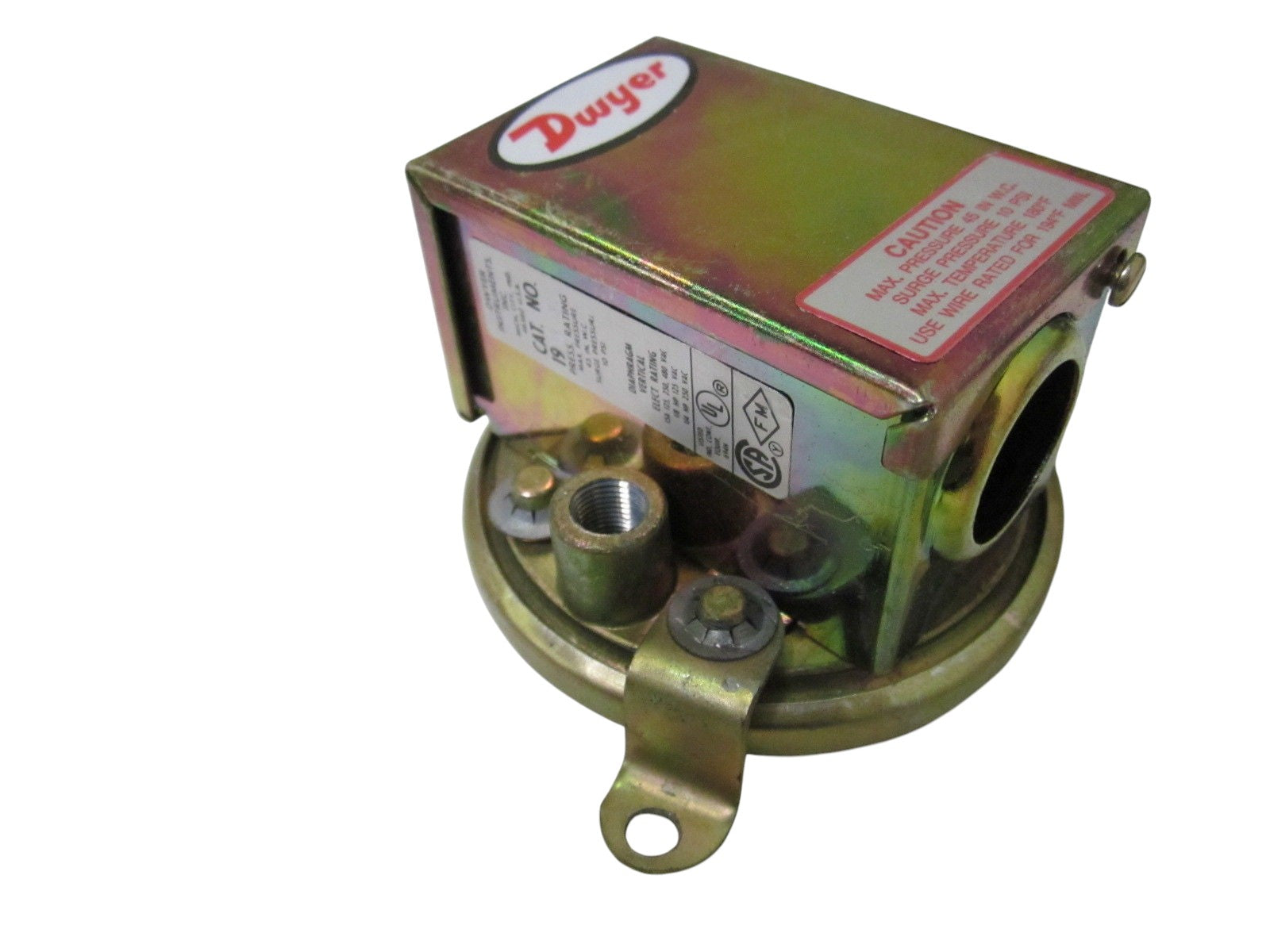DWYER 1910-10 PRESSURE SWITCH UNMP