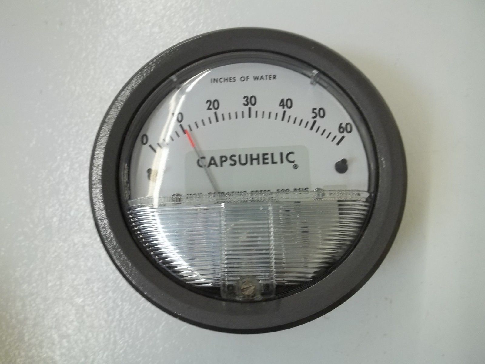 DWYER 4060C CAPSUHELIC PRESSURE GAGE 0-60PSI NSMP