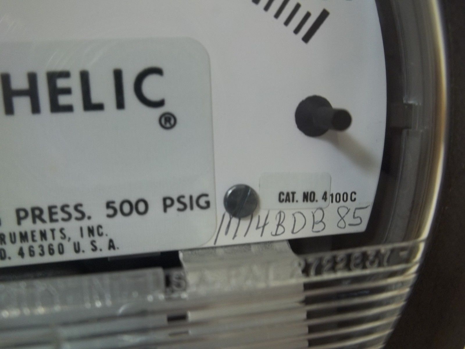 DWYER 4100C PRESSURE GAGE 0-100PSINSMP