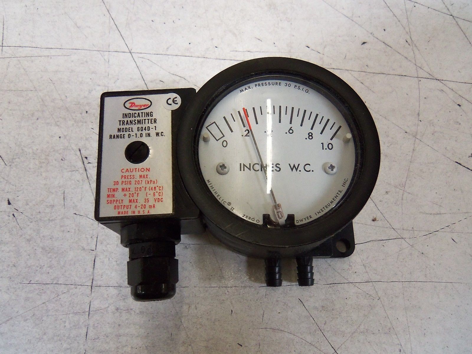 DWYER 604D-1 SWITCH *USED*
