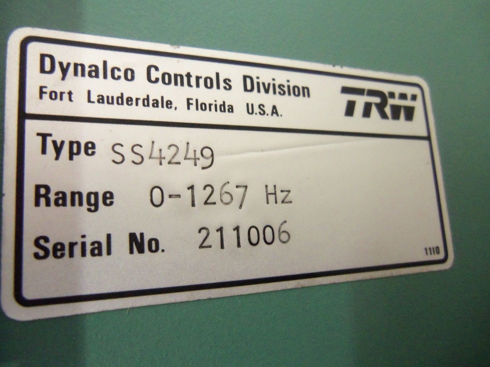 DYNALCO SS4249 UNMP
