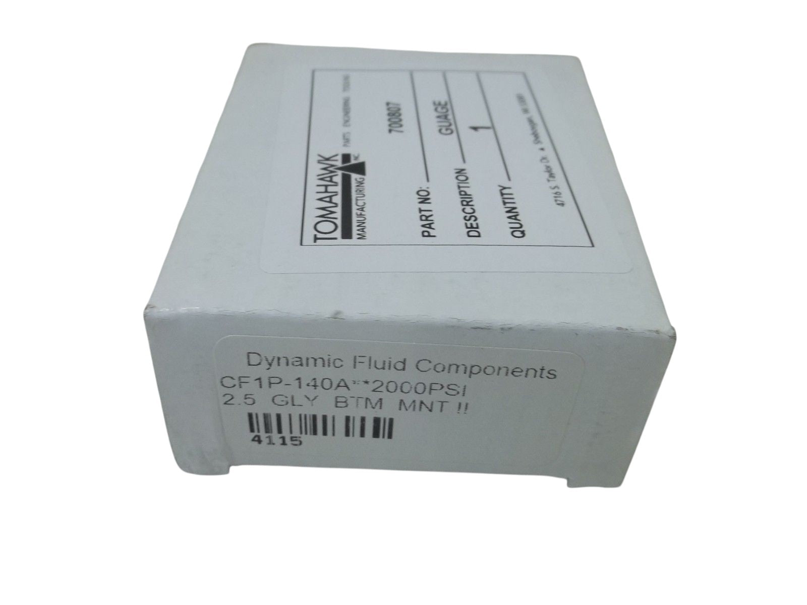 DYNAMIC CF1P-140A200PSI GAUGE NSMP