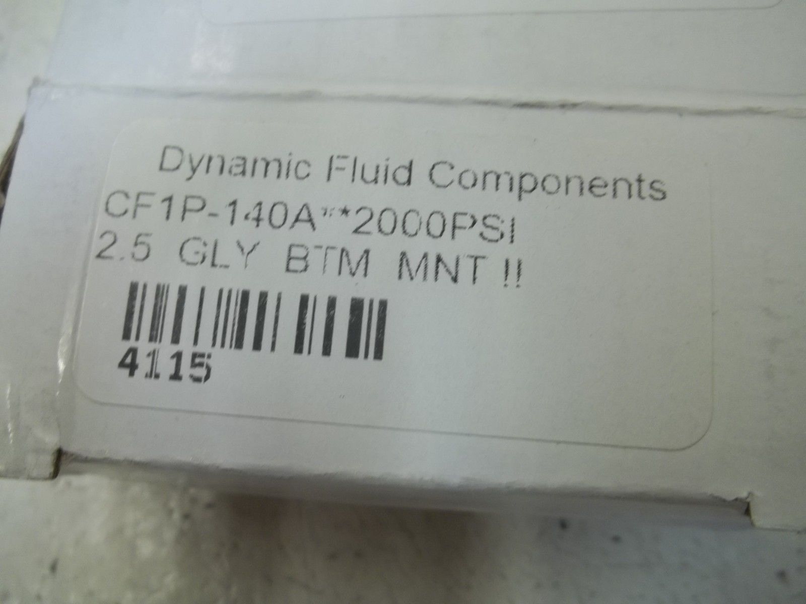 DYNAMIC CF1P-140A200PSI GAUGE NSMP