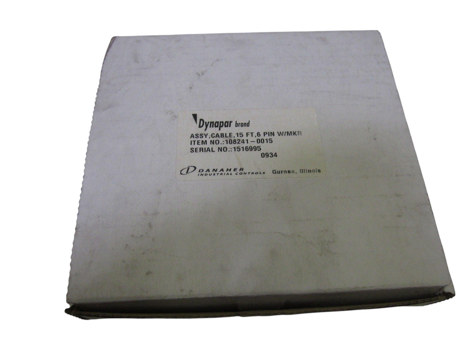 DYNAPAR 108241-0015 15FT CABLE 6 PIN UNMP