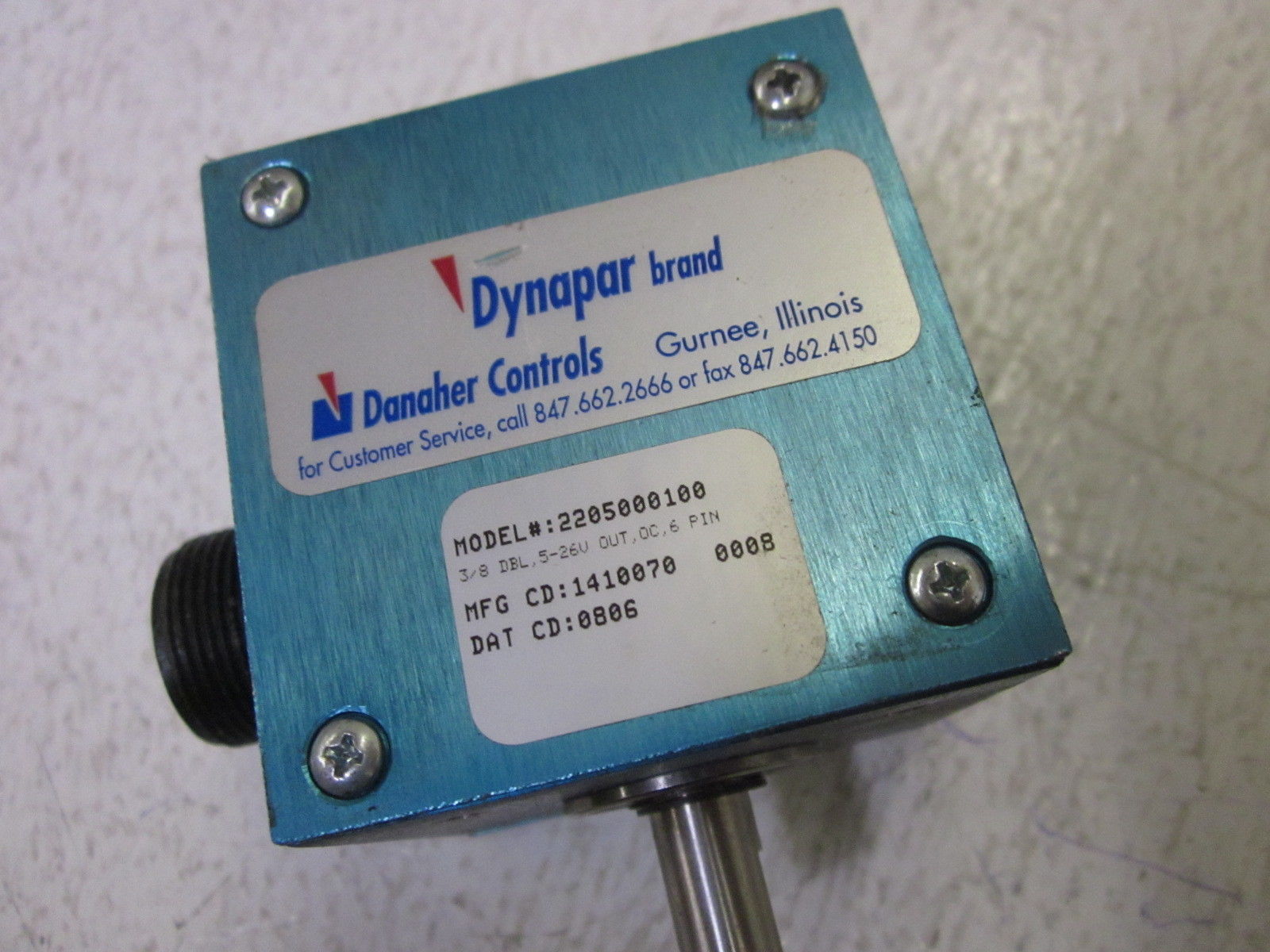 DYNAPAR 2205000100 26V ENCODER UNMP