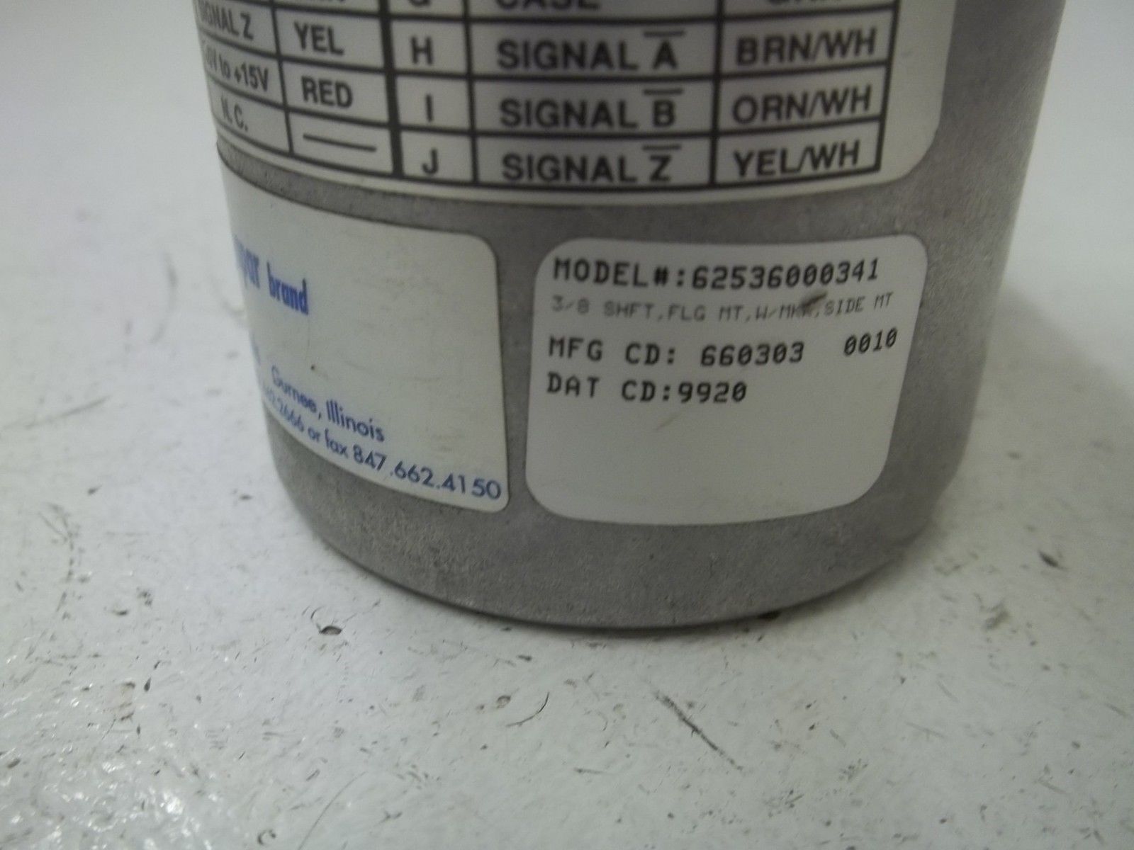 DYNAPAR 62536000341 ENCODER UNMP
