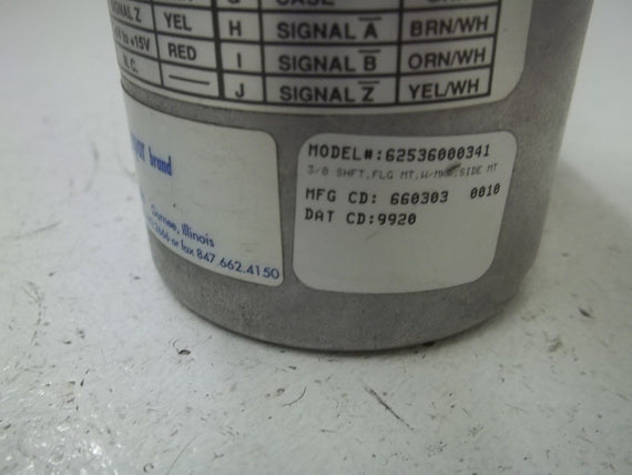 DYNAPAR 62536000341 ENCODER *USED*