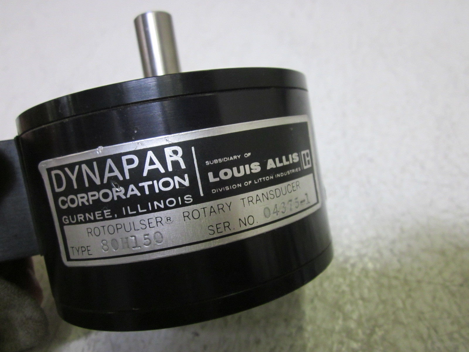 DYNAPAR 80H150 ROTARY TRANSDUCER UNMP