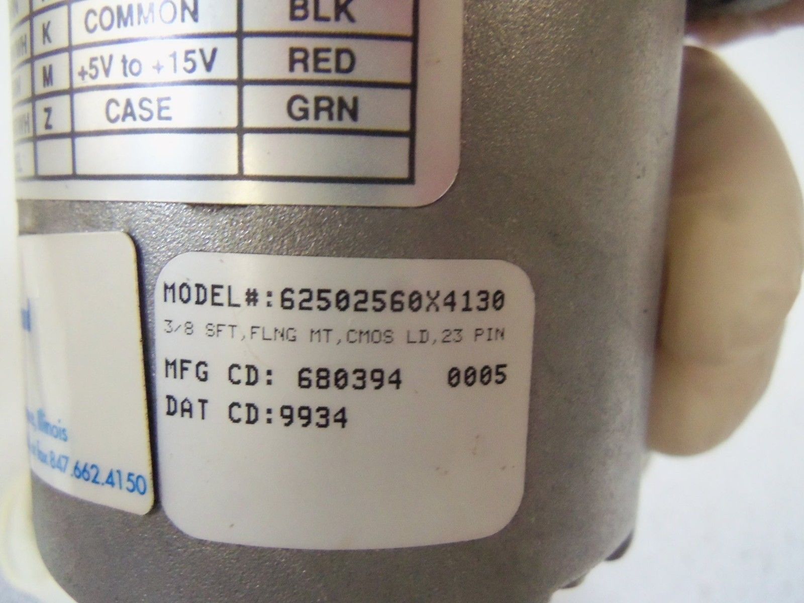 DYNAPAR ENCODER 62502560X4130 UNMP