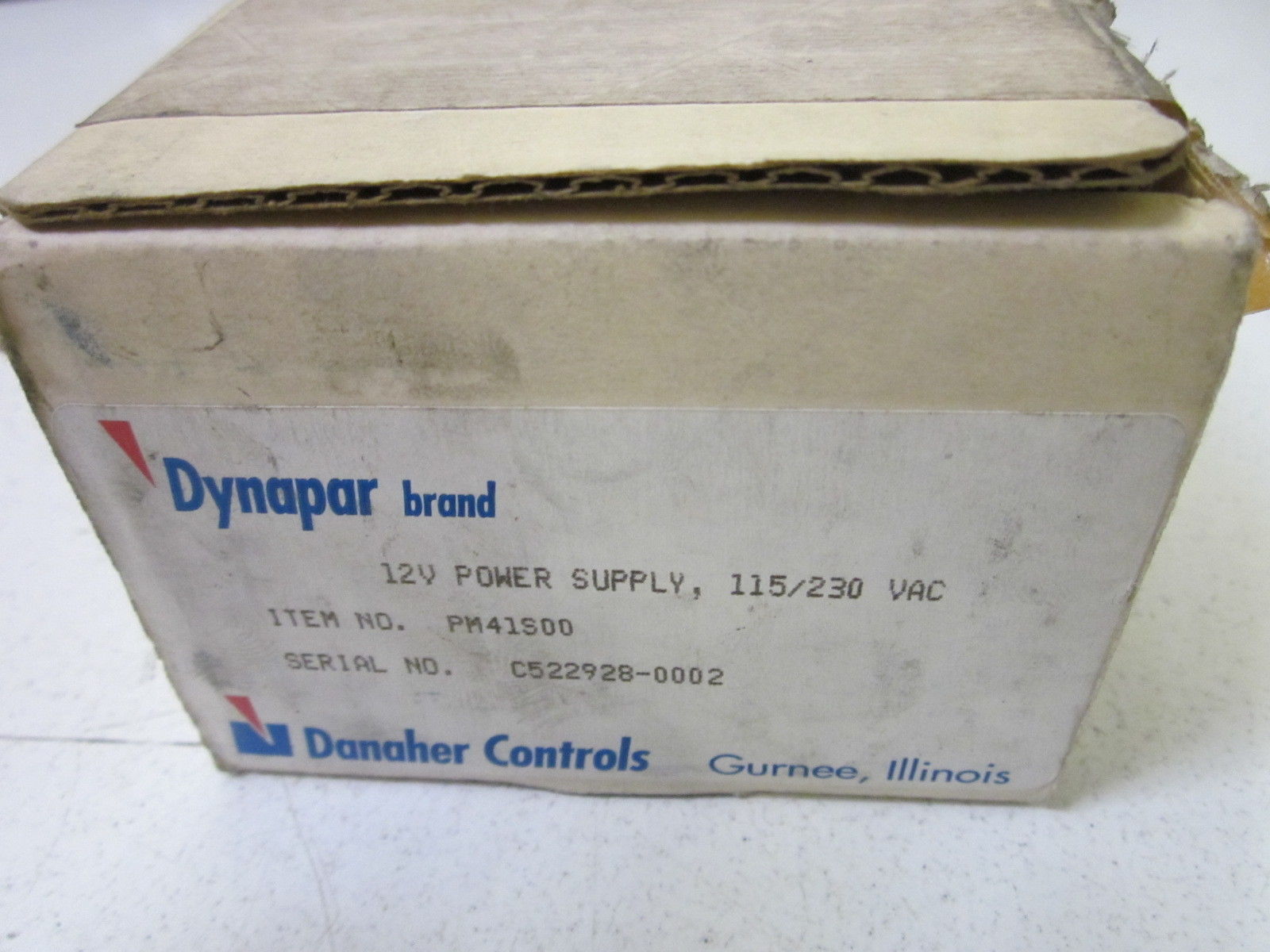 DYNAPAR PM41S00 12V POWER SUPPLY *NEW IN BOX*