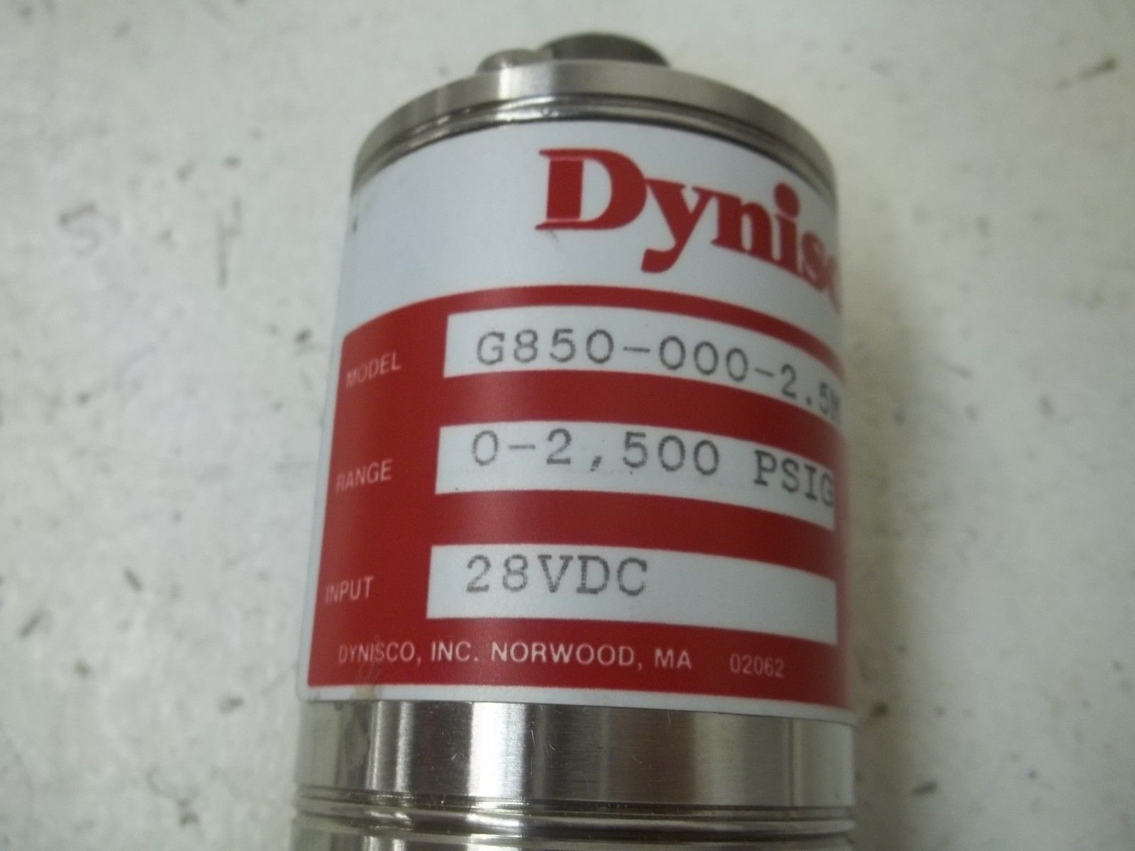 DYNISCO G850-000-2.5M UNMP