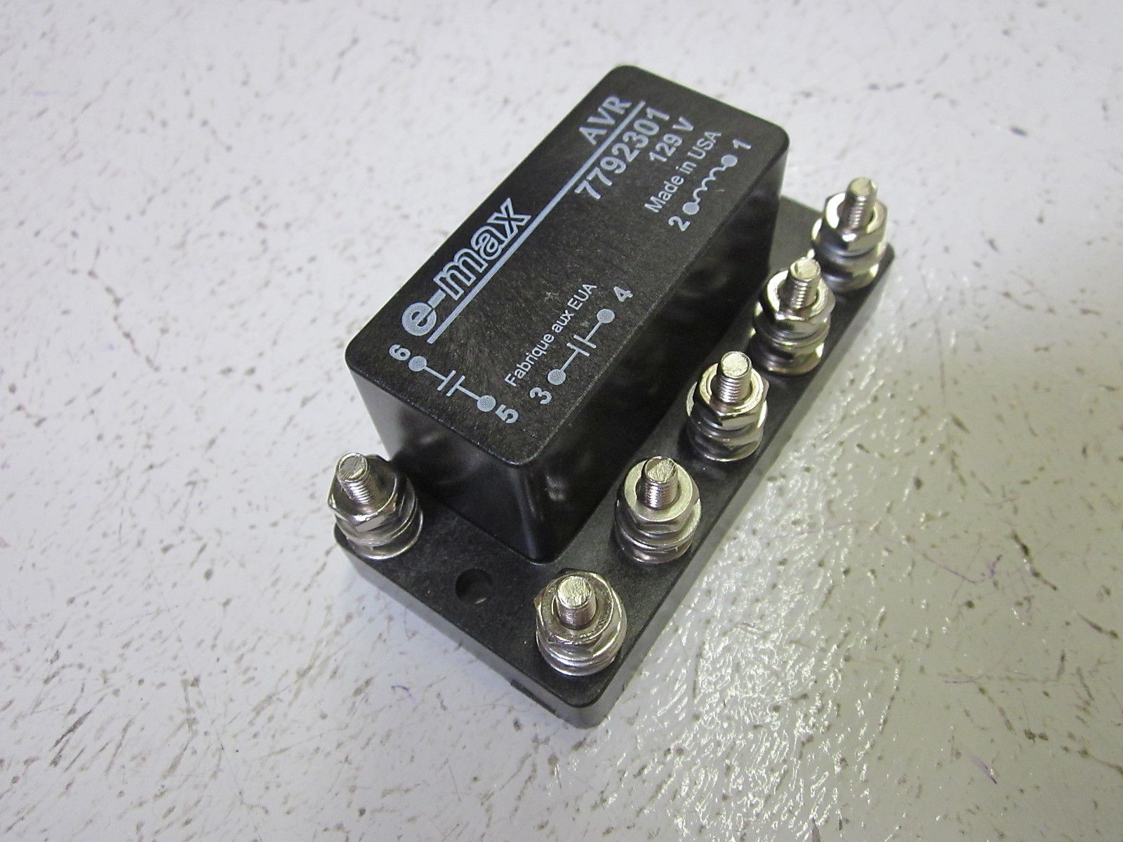 E-MAX 7792301 AUXILIARY VOLTAGE RELAY 129V UNMP