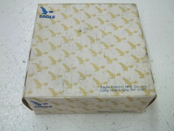 EAGLE CO. 604-BOX ONE-PIECE PORCELAIN OUTLET BOX LAMPHOLDER *NEW IN BOX*