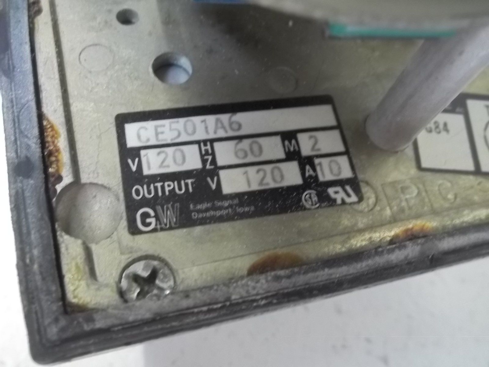 EAGLE SIGNAL CE501A6 TIMER UNMP