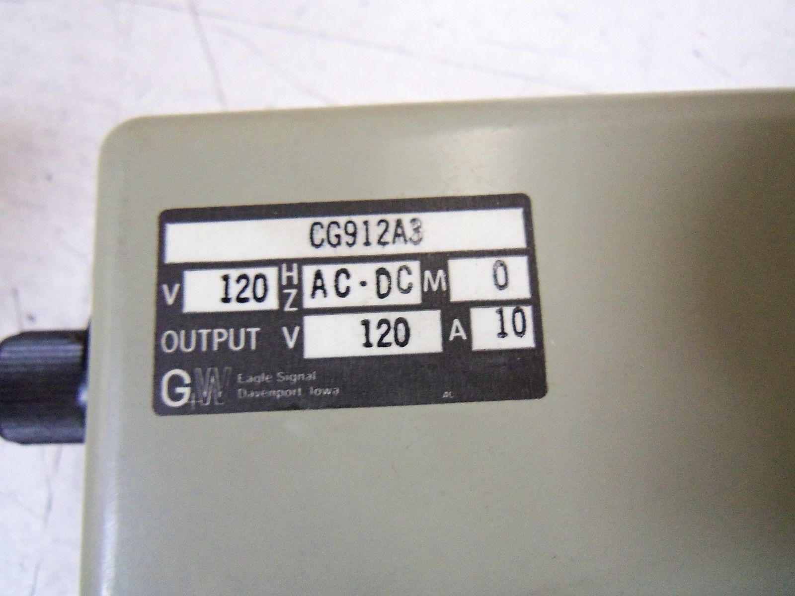 EAGLE SIGNAL CG912A3 UNMP