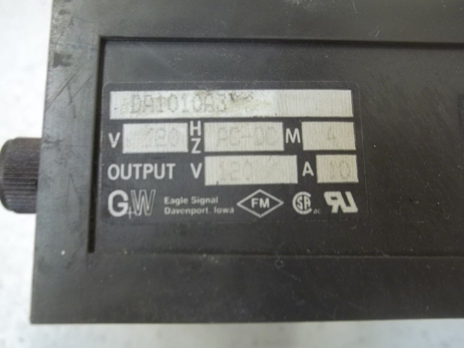 EAGLE SIGNAL DA1010A3 COUNTER UNMP
