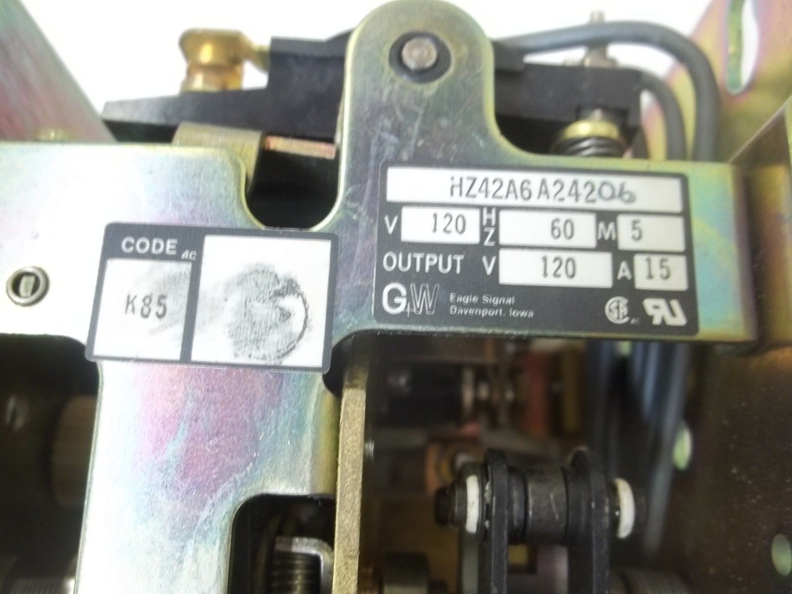 EAGLE SIGNAL HZ42A69A24206 MICROFLEX COUNTER NSNP
