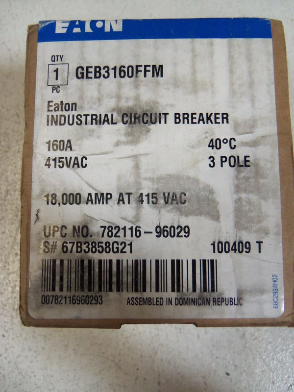 EATON CIRCUIT-BREAKER GEB3160FFM NSMP