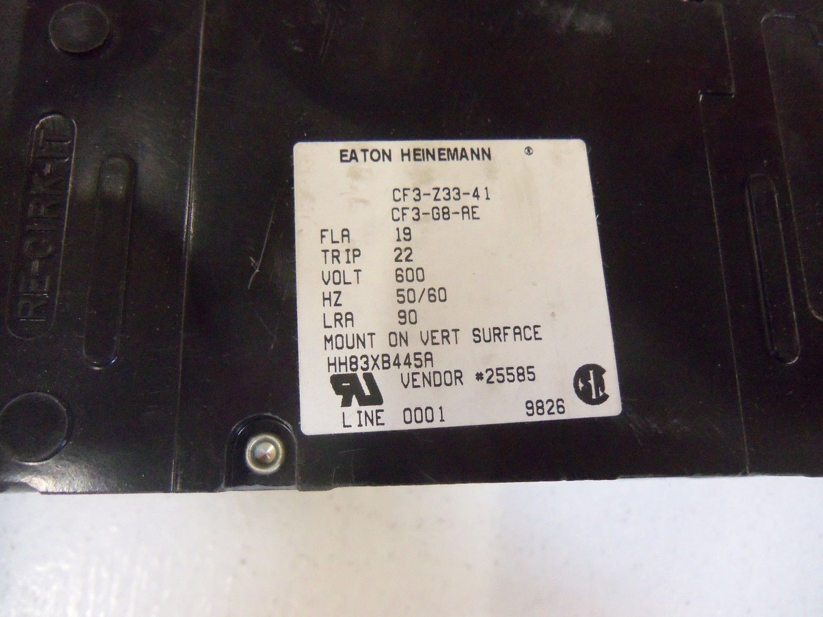 EATON HEINEMANN CF3-Z33-41 NSNP
