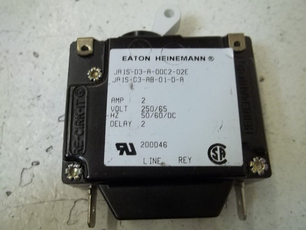 EATON JA1S-D3-A-00C2-02E CIRCUIT BREAKER NSNP OUT  OF A BOX