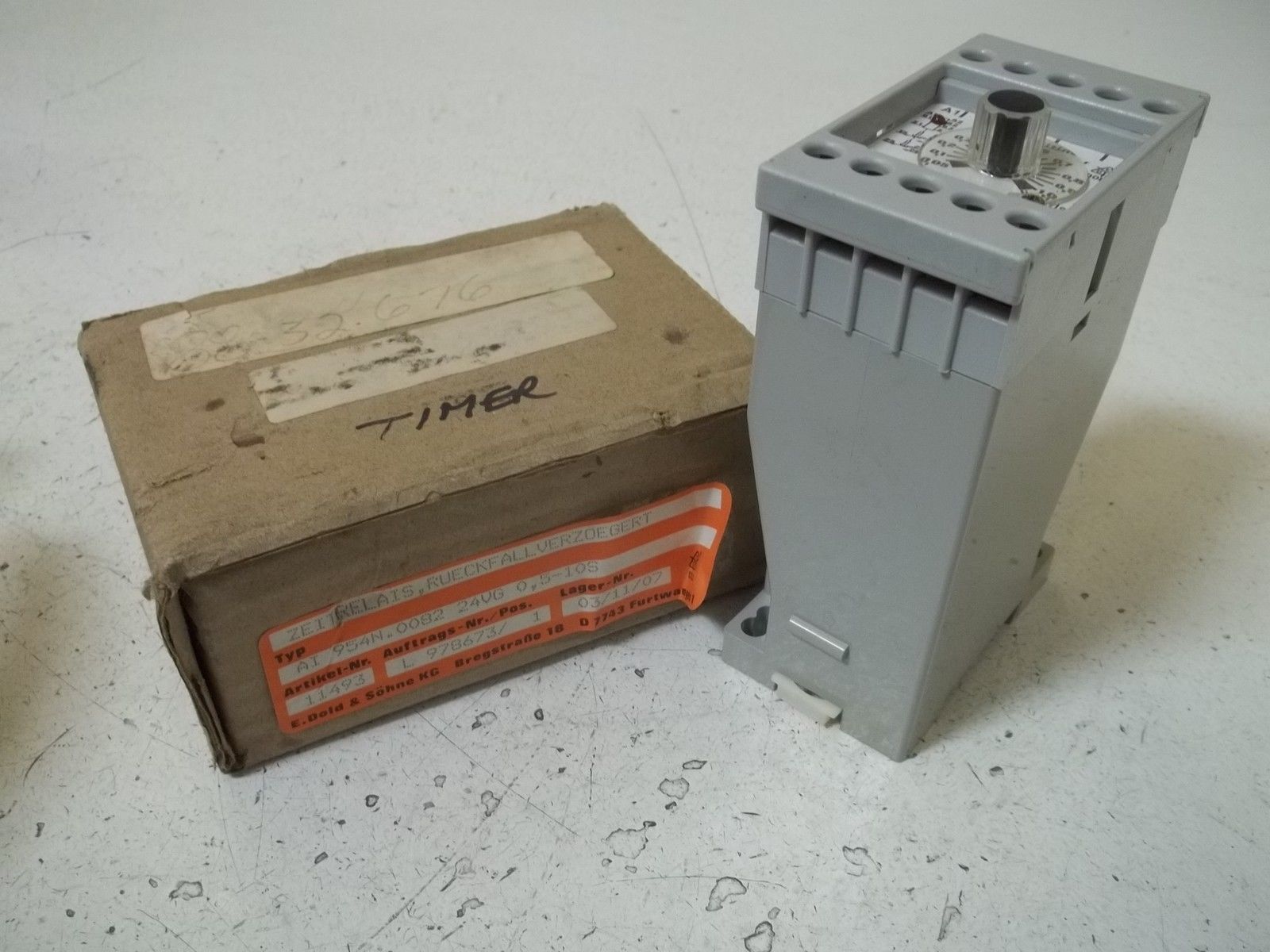 E.DOLD & SOHNE KG AI954N.0082 24VG 0,5-10S NSMP
