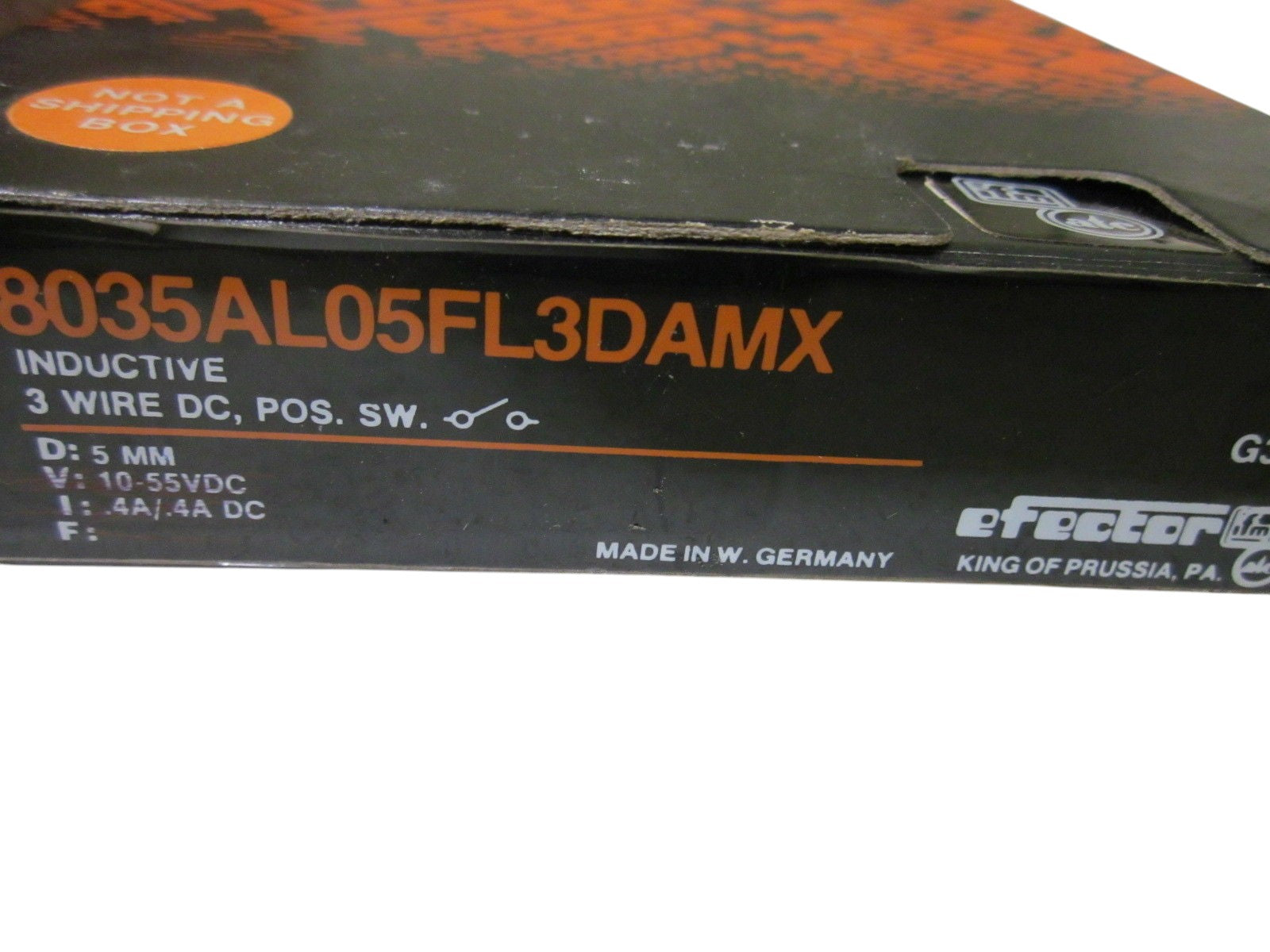 IFM EFECTOR 8035AL05FL3DAMX CAPACITIVE SENSOR NSMP