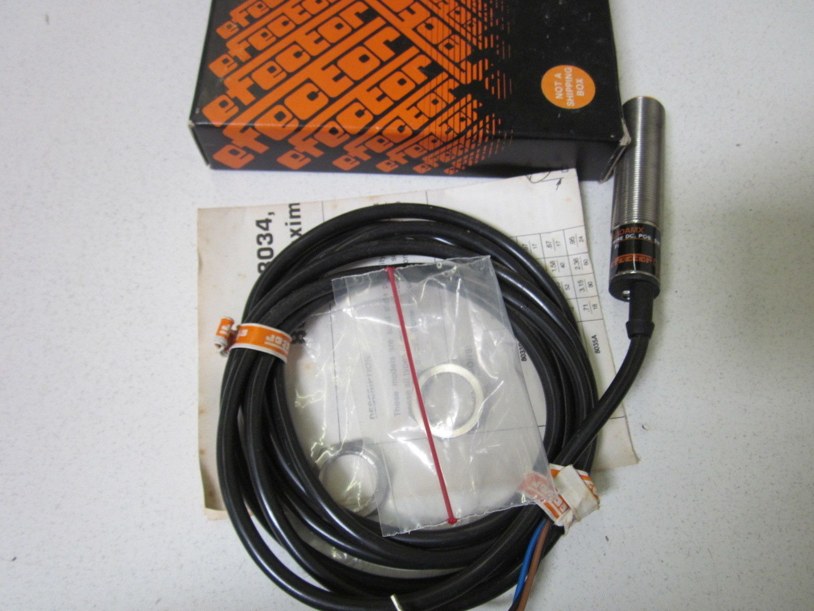 IFM EFECTOR 8035AL05FL3DAMX CAPACITIVE SENSOR NSMP