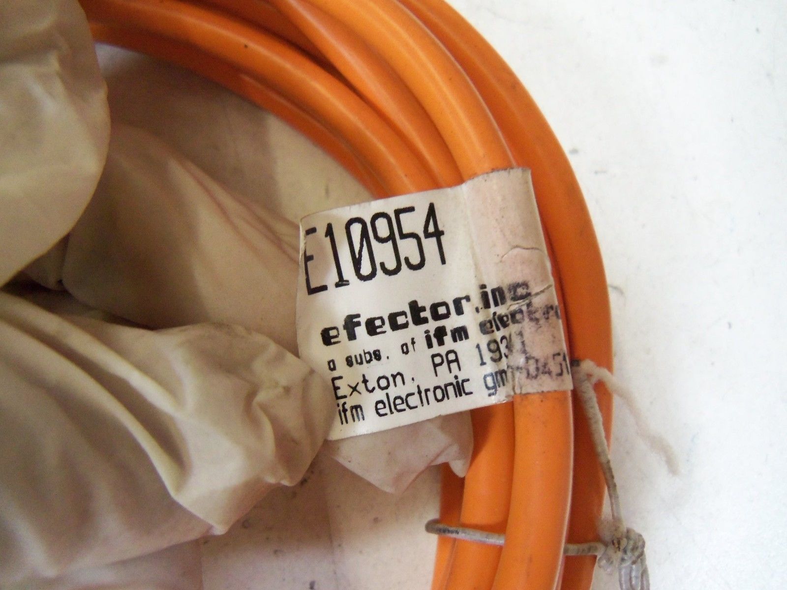 IFM EFECTOR E10954 SOCKET FOR SENSOR W/ M12 CONNECTOR NSNP