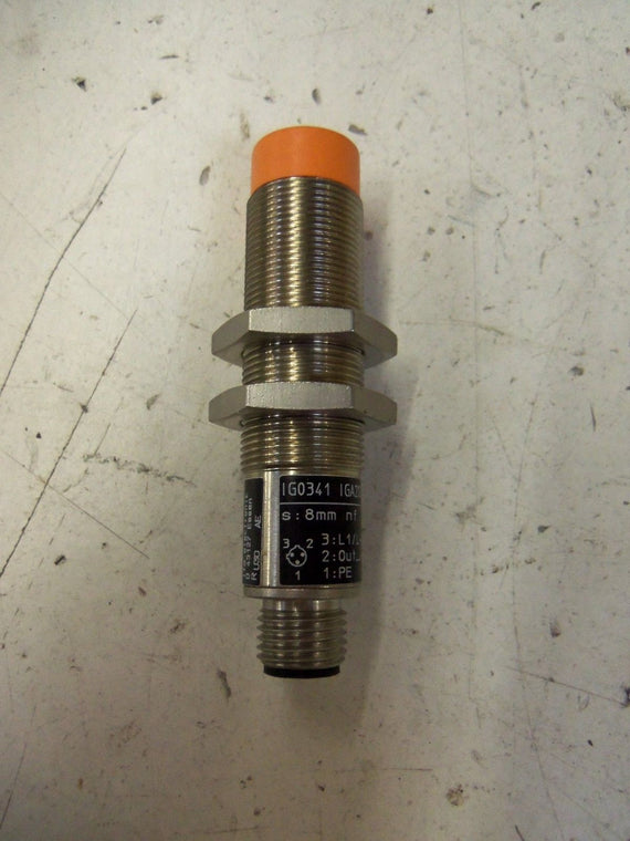 IFM EFECTOR IG0341 INDUCTIVE PROXIMITY SENSOR *USED*