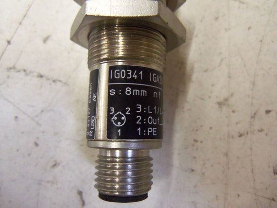 IFM EFECTOR IG0341 INDUCTIVE PROXIMITY SENSOR *USED*