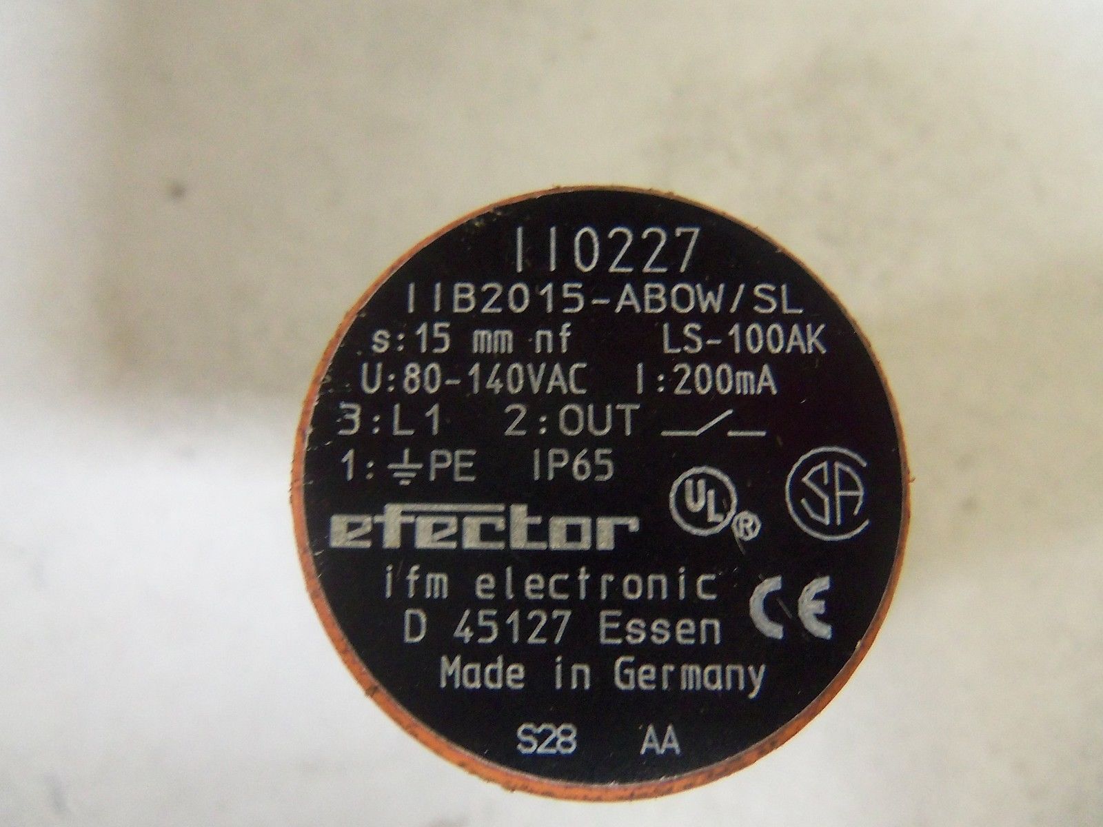IFM EFECTOR II0227 INDUCTIVE PROXIMITY SENSORUNMP