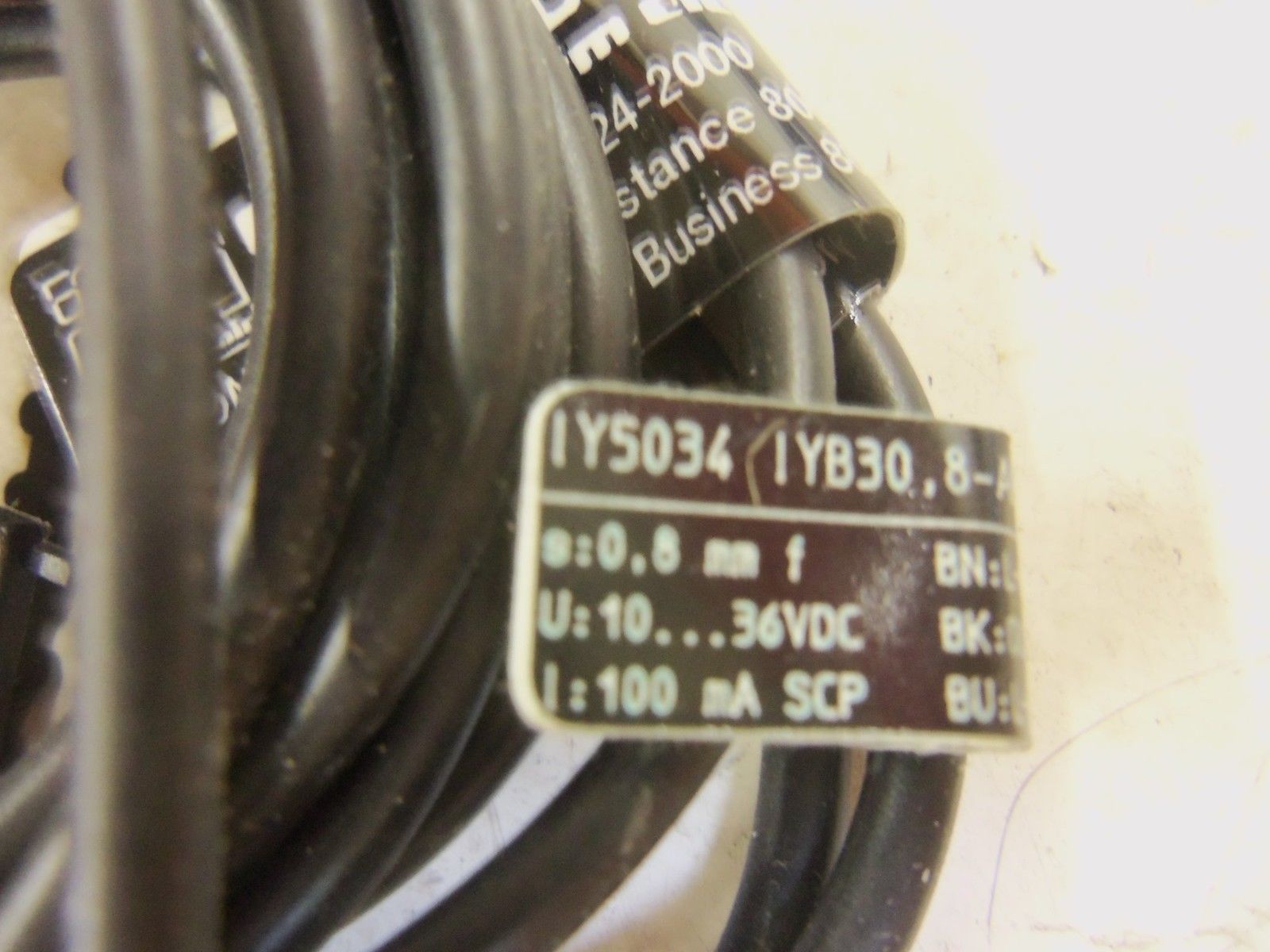 IFM EFECTOR IY5034 INDUCTIVE PROXIMITY SENSOR NSMP