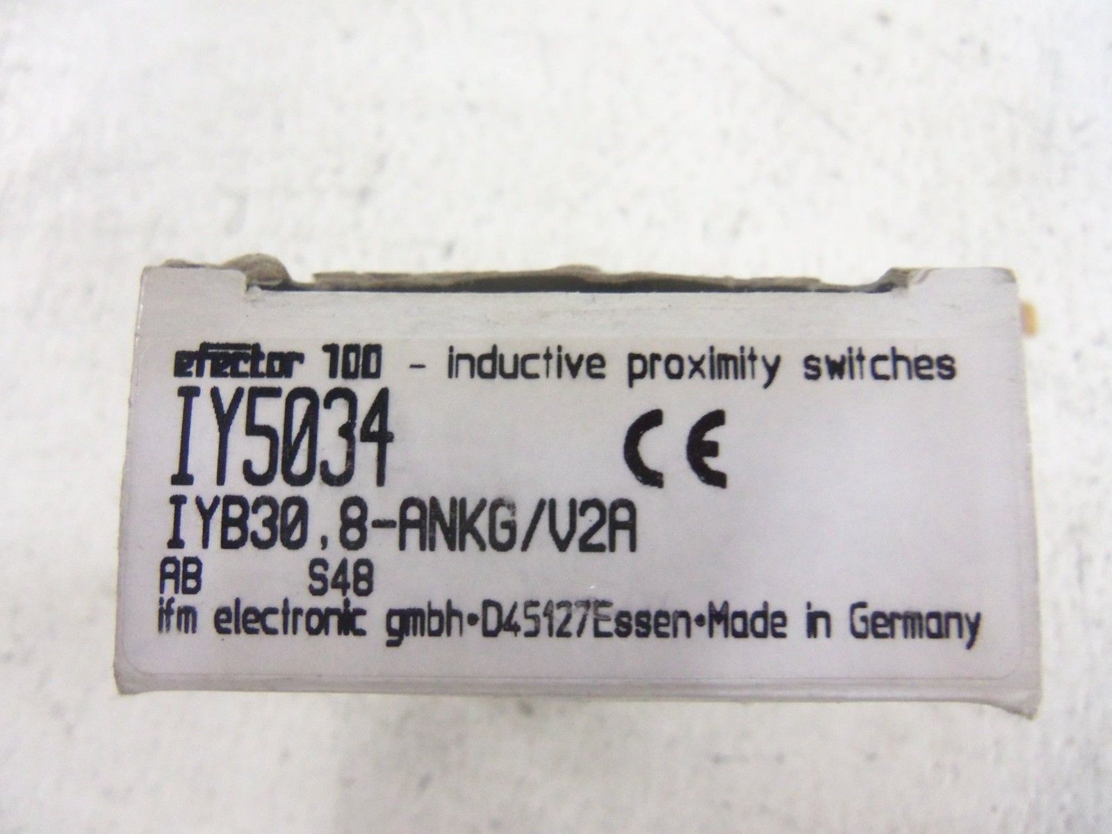 IFM EFECTOR IY5034 INDUCTIVE PROXIMITY SENSOR NSMP