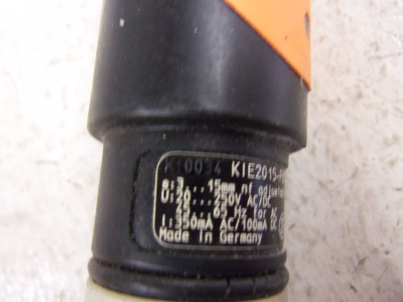 IFM EFECTOR KI0034 CAPACITIVE SENSOR *USED*